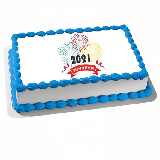 New Year Resolution Cake online delivery in Noida, Delhi, NCR, Gurgaon
