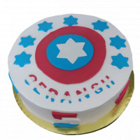 Capitan America Cake online delivery in Noida, Delhi, NCR,
                    Gurgaon