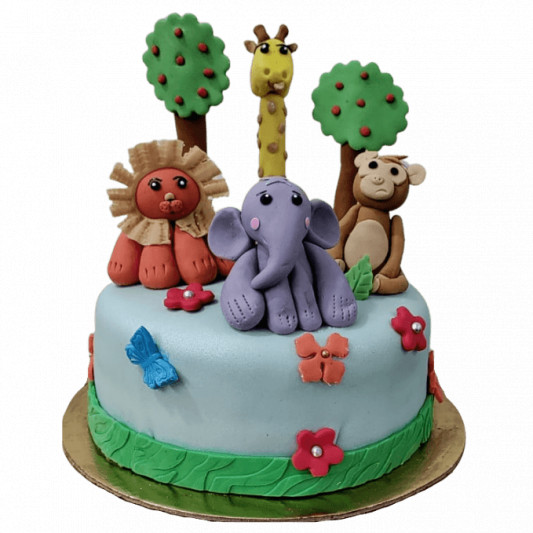 Animal Fondant Cake online delivery in Noida, Delhi, NCR, Gurgaon