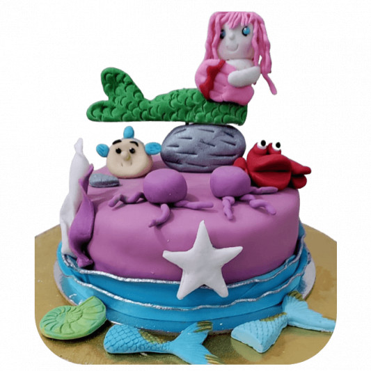 Little Mermaid Birthday Cake online delivery in Noida, Delhi, NCR, Gurgaon