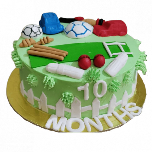 Cricket Cake for Baby Birthday online delivery in Noida, Delhi, NCR, Gurgaon