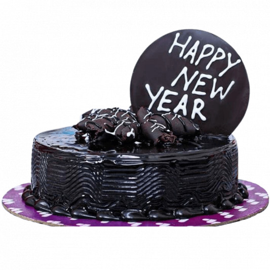 New Year Rich Truffle Cake online delivery in Noida, Delhi, NCR, Gurgaon