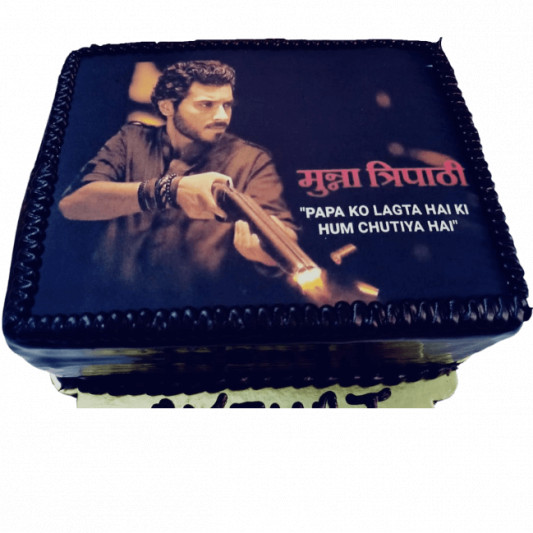 Mirzapur Photo Cake online delivery in Noida, Delhi, NCR, Gurgaon