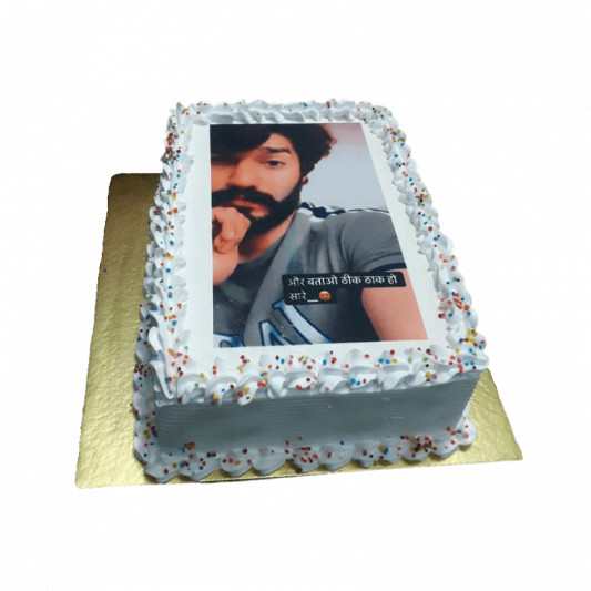 Photo Cake for Him online delivery in Noida, Delhi, NCR, Gurgaon