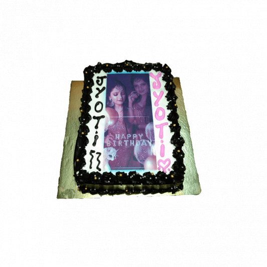 Birthday Girl Photo Cake online delivery in Noida, Delhi, NCR, Gurgaon