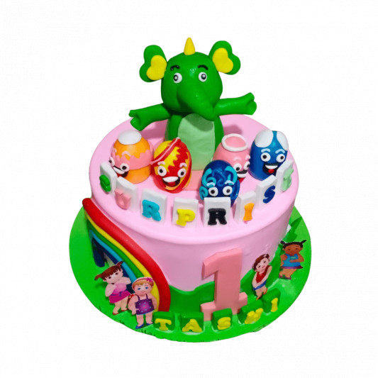 Chuchu TV 1st Birthday Cake  online delivery in Noida, Delhi, NCR, Gurgaon