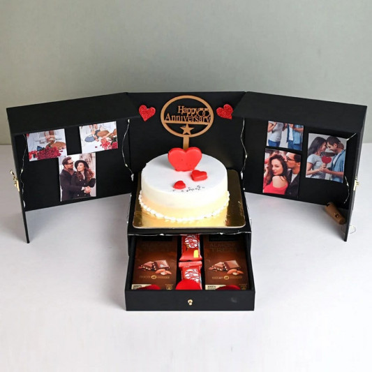 Cake in a Surprise Box online delivery in Noida, Delhi, NCR, Gurgaon