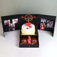 Cake in a Surprise Box online delivery in Noida, Delhi, NCR,
                    Gurgaon