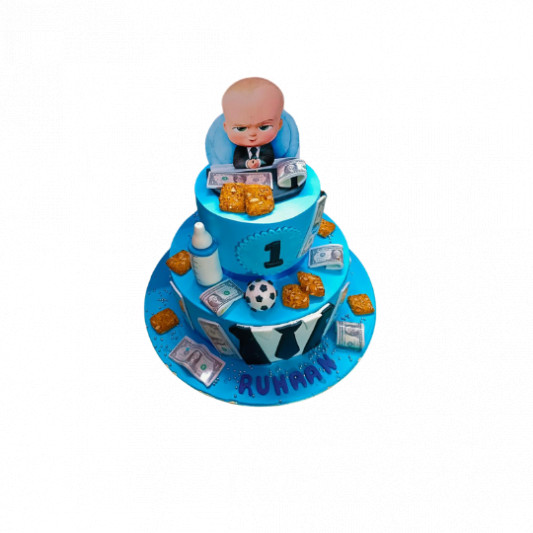 Baby Boss Two Tier Cake  online delivery in Noida, Delhi, NCR, Gurgaon