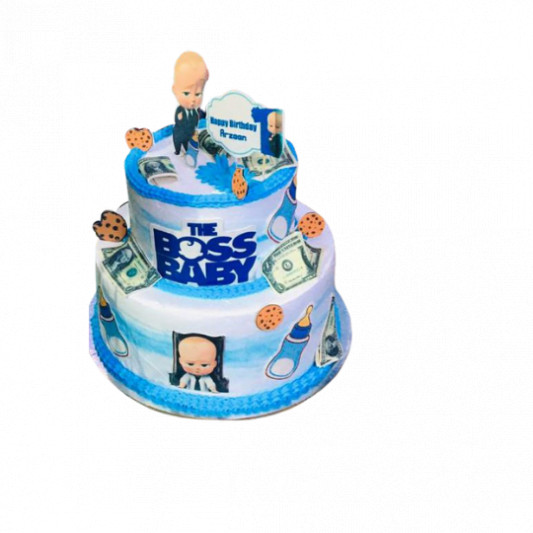 2 Tier Baby Boss Cake online delivery in Noida, Delhi, NCR, Gurgaon