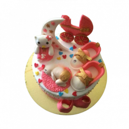 Baby Shower Cake for Girl online delivery in Noida, Delhi, NCR, Gurgaon