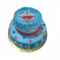 Doraemon Theme 2 Tier Cake  online delivery in Noida, Delhi, NCR,
                    Gurgaon