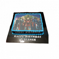 Avengers Theme Photo Cake online delivery in Noida, Delhi, NCR,
                    Gurgaon