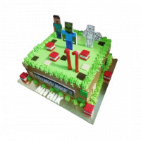 Minecraft Theme Cake  online delivery in Noida, Delhi, NCR,
                    Gurgaon