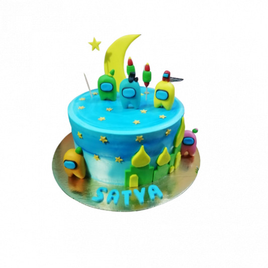 Among us Theme Cake online delivery in Noida, Delhi, NCR, Gurgaon