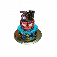 Spiderman 2 Tier Cake online delivery in Noida, Delhi, NCR,
                    Gurgaon