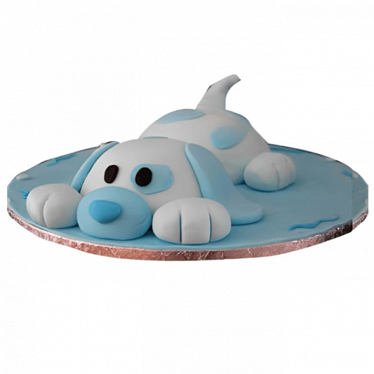 Cute Puppy Fondant Cake online delivery in Noida, Delhi, NCR, Gurgaon