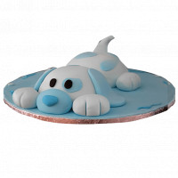 Cute Puppy Fondant Cake online delivery in Noida, Delhi, NCR,
                    Gurgaon