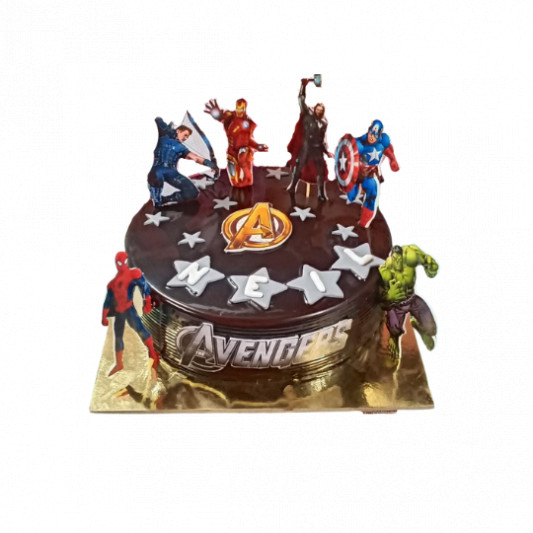 Buy Avengers Fondant Cake Online | Chef Bakers
