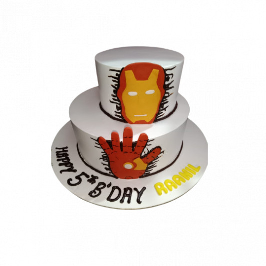 Homemade Iron Man Cake from Scratch-sgquangbinhtourist.com.vn