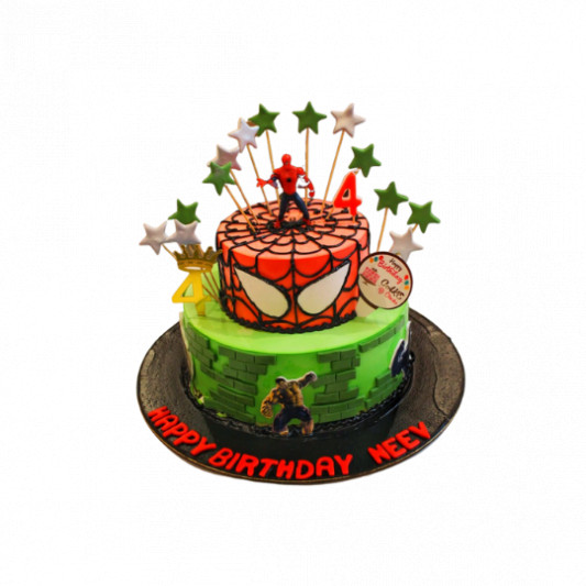 Hulk Theme Superhero Birthday Cake For Boys Weight 2kgs 1 La ...