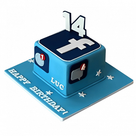 Facebook Lover Cake online delivery in Noida, Delhi, NCR, Gurgaon