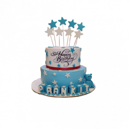 2 Tier Happy Birthday Cake  online delivery in Noida, Delhi, NCR, Gurgaon