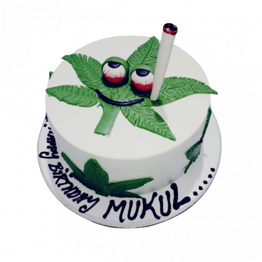 Weed Leaf Cakes online delivery in Noida, Delhi, NCR, Gurgaon