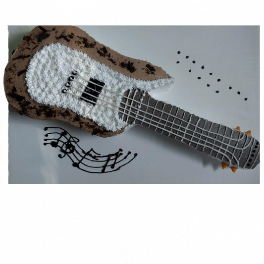 Musical Notes Fondant Guitar Cake | Farah's Dessert Heaven – FARAH'S  DESSERT HEAVEN