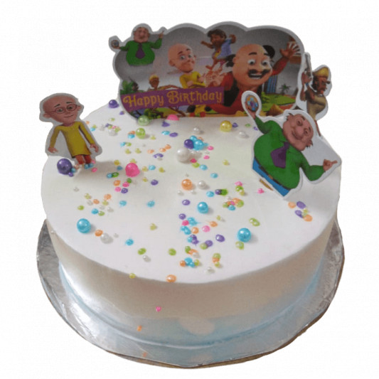 Motu Patlu Cream Cake online delivery in Noida, Delhi, NCR, Gurgaon