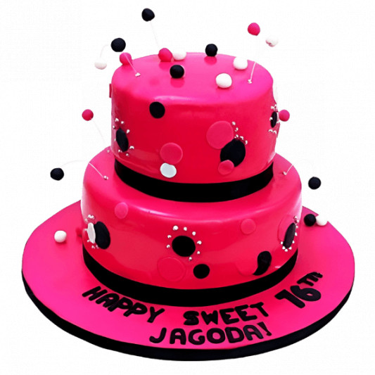 Pink fudge Cake online delivery in Noida, Delhi, NCR, Gurgaon