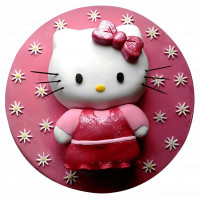 Pink kitty Cake online delivery in Noida, Delhi, NCR,
                    Gurgaon