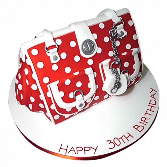 Pretty Bag Fondant Cake online delivery in Noida, Delhi, NCR, Gurgaon