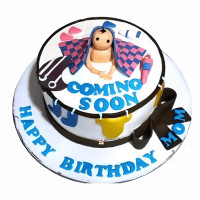 Coming Soon Baby Shower Theme Cake online delivery in Noida, Delhi, NCR,
                    Gurgaon