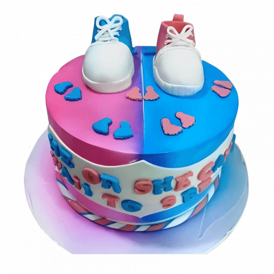 Baby Shower Shoes Cake online delivery in Noida, Delhi, NCR, Gurgaon