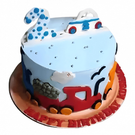 Kids Car Theme Cake online delivery in Noida, Delhi, NCR, Gurgaon