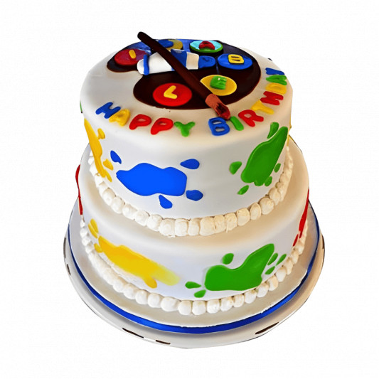 Rainbow dewdrops cake online delivery in Noida, Delhi, NCR, Gurgaon