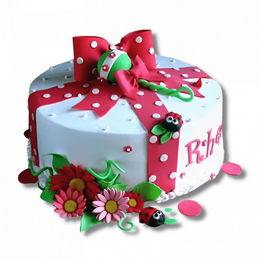 Ribboned with Love Cake online delivery in Noida, Delhi, NCR, Gurgaon