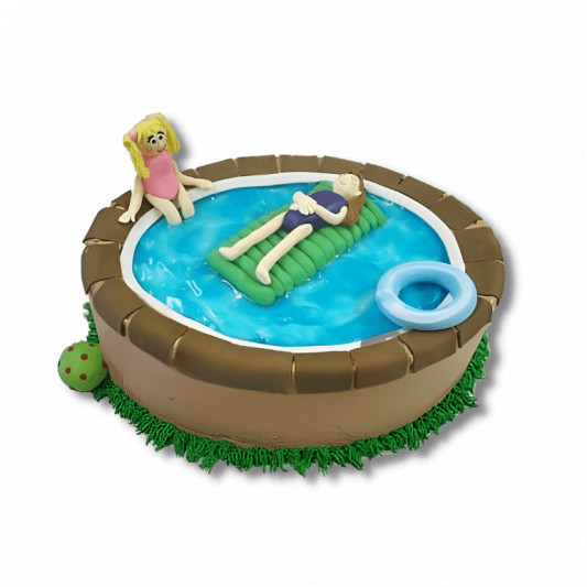 Swimming Pool Cake online delivery in Noida, Delhi, NCR, Gurgaon