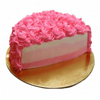 Pink Fantasy Half Cake online delivery in Noida, Delhi, NCR,
                    Gurgaon