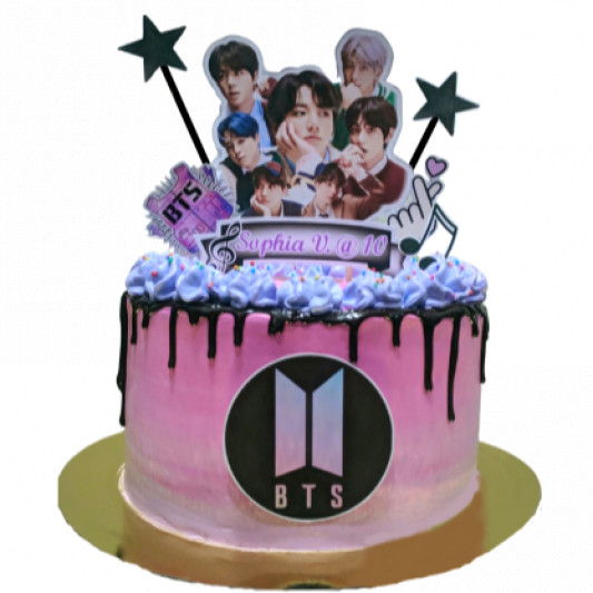 BTS Theme Cake - Cakes and Bakes Stories