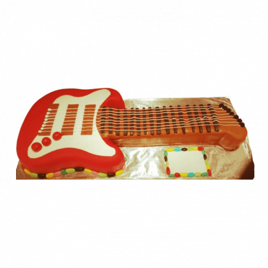 Guitar Theme Cake  online delivery in Noida, Delhi, NCR, Gurgaon