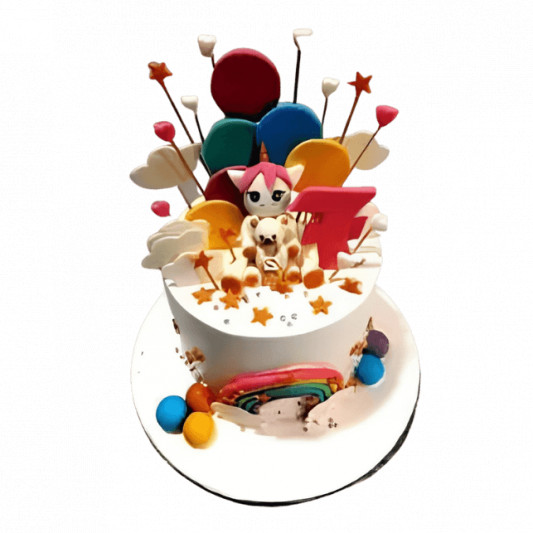 Unicorn and Teddy Cake online delivery in Noida, Delhi, NCR, Gurgaon