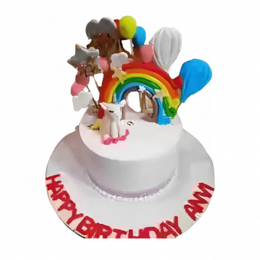 Unicorn Balloons Cake online delivery in Noida, Delhi, NCR, Gurgaon