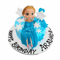 Blue Dress Doll Cake online delivery in Noida, Delhi, NCR,
                    Gurgaon