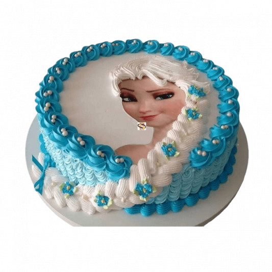 Customized Disney Frozen Themed Cake