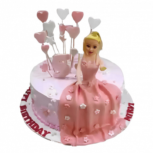 Best Barbie Doll Theme Cake In Hyderabad  Order Online