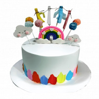 Rainbow Cake online delivery in Noida, Delhi, NCR,
                    Gurgaon