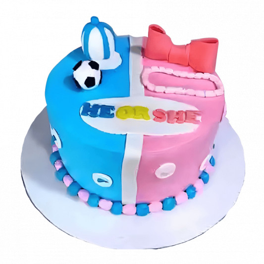 He or She Cake online delivery in Noida, Delhi, NCR, Gurgaon