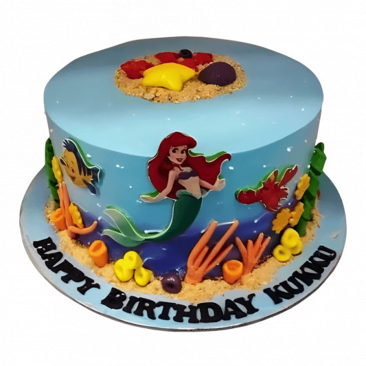 The Little Mermaid Birthday Cake online delivery in Noida, Delhi, NCR, Gurgaon